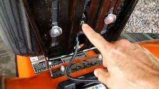 How to jump start a husqvarna with a screwdriver