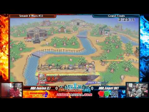 Smash 4 Wars #33 - HBA Avalon (Sheik) v HBA Angel Cortes (Diddy) Grand Finals