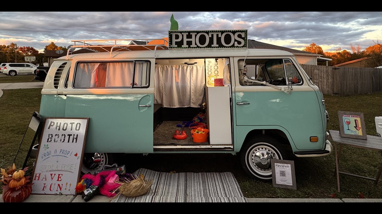 Promotional video thumbnail 1 for VW Bus Photo Booths