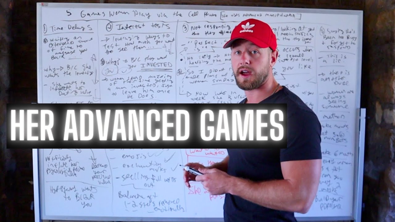 5 GAMES women PLAY via the CELL PHONE (Her ADVANCED Manipulation Tactics to weaken you emotionally)