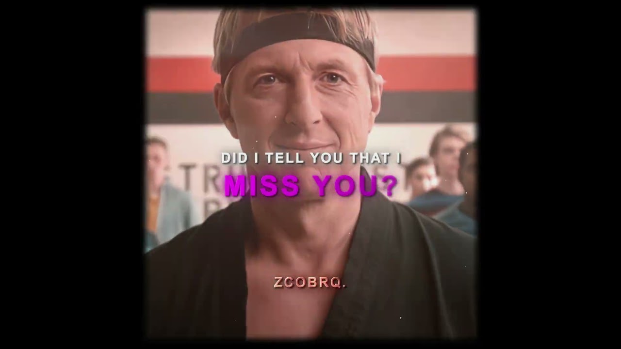 The OG Cobras ❤️🔥┃Johnny Lawrence┃adore - did i tell u that i miss u┃Cobra Kai