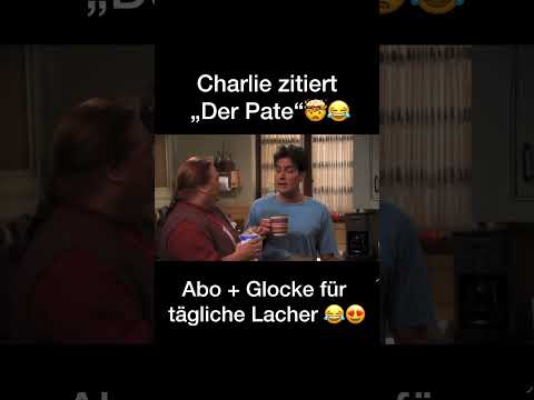 Charlie zitiert der Pate #fredo #corleone #alan #berta - Two and a half men beste Szenen deutsch