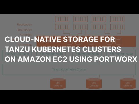 How to deliver cloud-native storage for Tanzu Kubernetes clusters on Amazon EC2 using Portworx