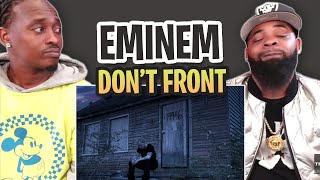 TRE-TV REACTS TO -  Eminem ft. Buckshot - Don&#39;t Front (lyrics)