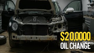 What Happens When You Change the Oil on a $200,000 Bentley Bentayga V8?