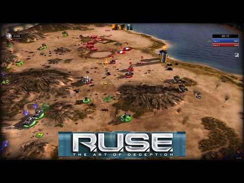 R.U.S.E - The Battle For North Africa: Ruse Multiplayer Gameplay (3 vs 4)