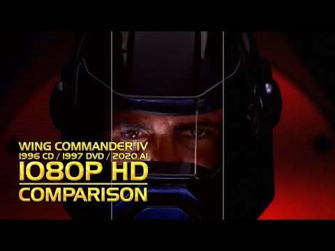Wing Commander IV CD/DVD/AI Remaster Comparison