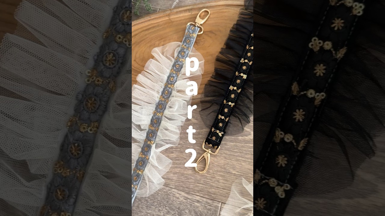 ハンドメイドナスカン付け#縫製  #handmade #ハンドメイド #ハンドメイド布小物 #ショルダーストラップ #スマホショルダー #asmr #ハンドメイドバッグ #sewing