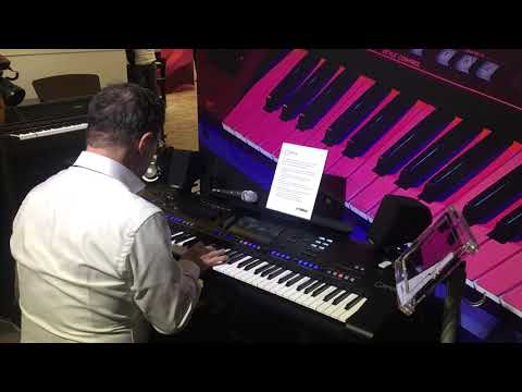 Peter Bartmann demonstrates the Yamaha Genos at Namm 2020