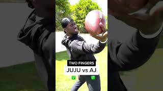 JuJu and AJ Greene One-Handed-Catch Challenge 👀