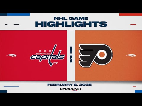 NHL Highlights | Capitals vs. Flyers - February 6, 2025