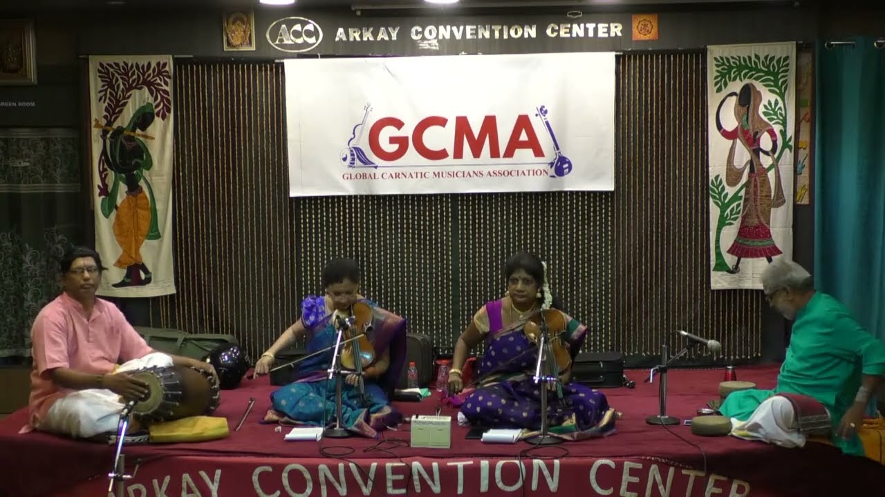 GCMA-Dr. Usha Rajagopalan and Meera Sivaramakrishnan- Violin Duet