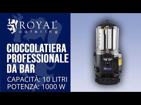 Video - Cioccolatiera professionale da bar - 10 litri - 1000 W