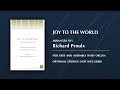 Joy to the World | Arr. Richard Proulx