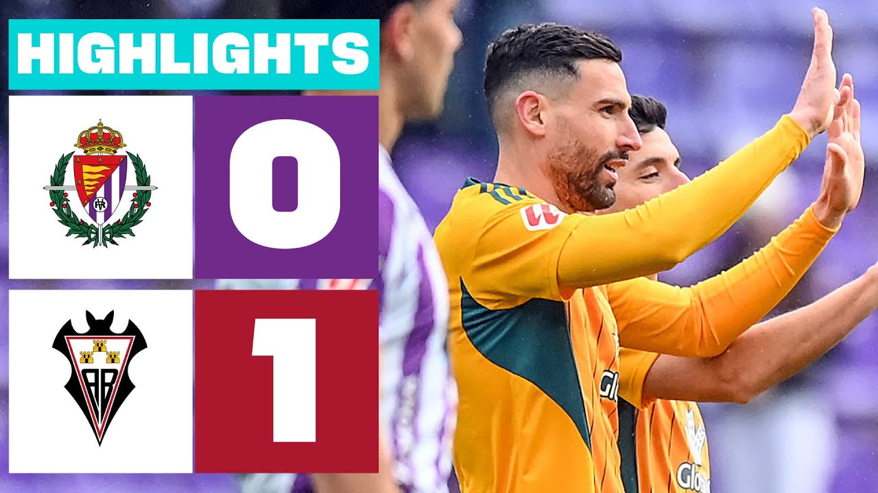 Real Valladolid vs Albacete Balompié Highlights