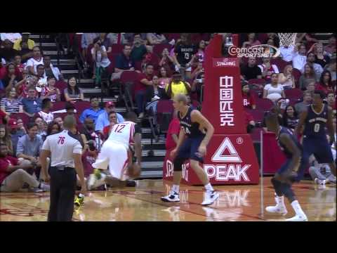 [10.5.13] Dwight Howard - Driving Baseline Reverse Lay Up vs Pelicans (Preseason)