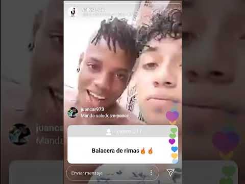 Valles-t improvisando con constante en directo de instagram