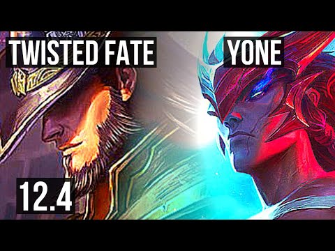 TWISTED FATE vs YONE (MID) | 1/0/11, 3.3M mastery, 300+ games | NA Master | 12.4