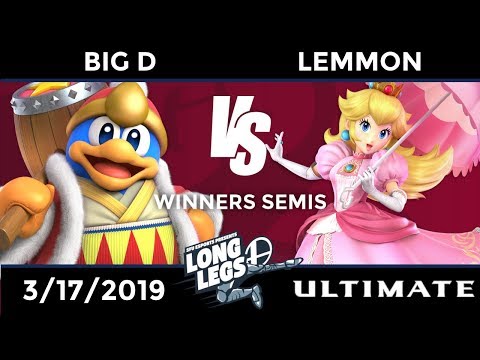 Long Legs Ultimate: Winners Semis - CACAW|Big D (King Dedede) vs Lemmon (Peach)