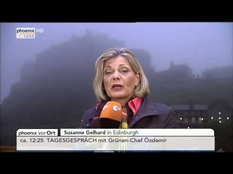 Schottlands Referendum: Susanne Gelhard mit aktuellen Informationen am 18.09.2014