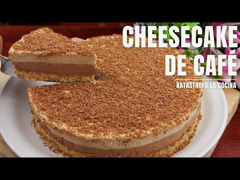 Cheesecake de Café, Fácil y Sin Horno