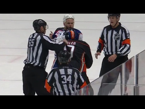Oilers and Ducks get a little chippy in the dying seconds