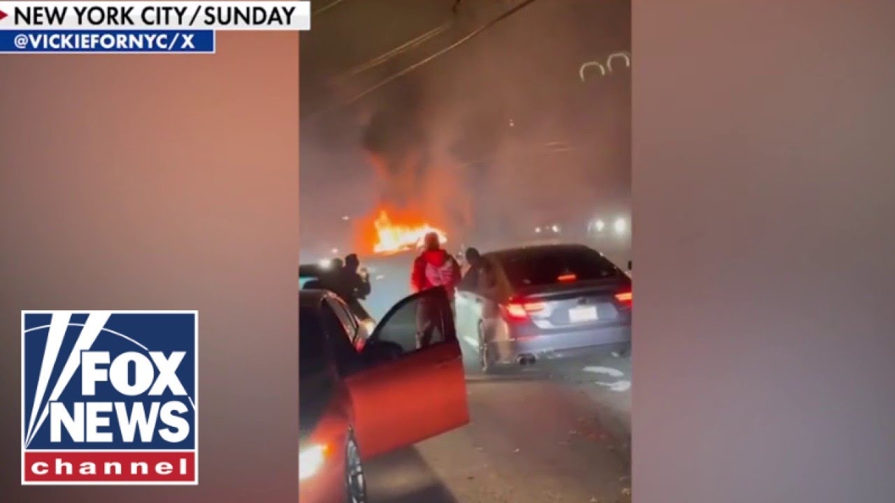 Street Takeover Turns Vicious! Couple Attacked, Car Torched - See the CHAOS!