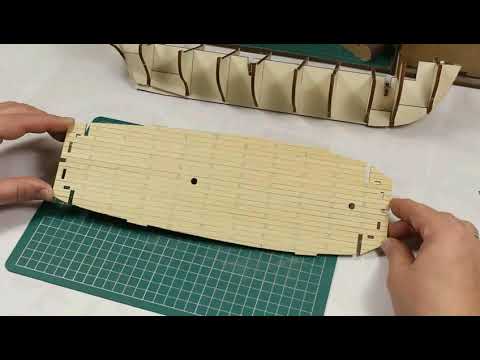 CASCO-07- Como forrar la cubierta principal 4. HMS BEAGLE - Modelismo Naval