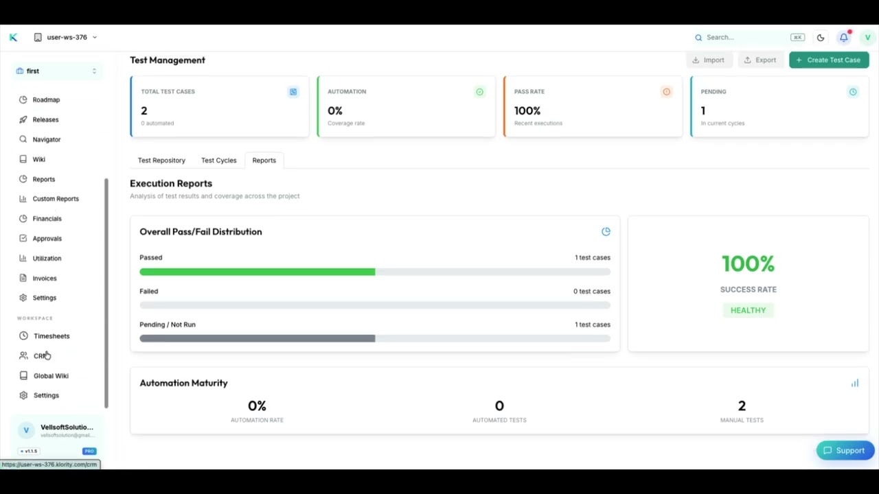 Klority demo video