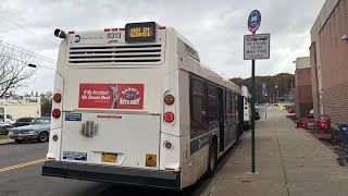 Full Ride 2016 Novabus LFS #8313 on S44 to Staten Island Mall Yukon Avenue via Richmond Avenue
