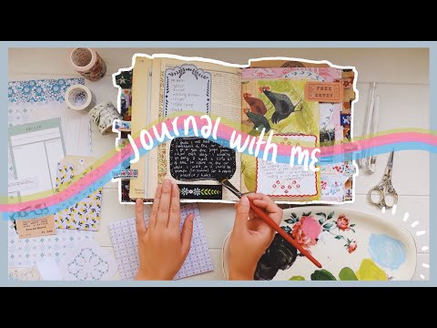 junk journal with me  process video ideas tips