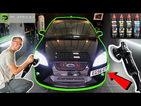 12 HOUR DETAIL ON MY PANTHER BLACK MK2 FOCUS ST |  UNBELIEVABLE BEFORE AND AFTER RESULTS