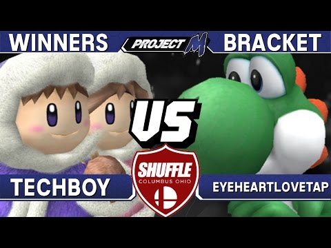 Project M - techboy (Ice Climbers) vs eyeheartlovetap (Yoshi) - Shuffle BOTM Winners