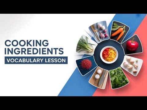Cooking Ingredients | English Vocabulary | SHELBY Academy