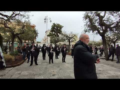 Marcia Andiamo alle grotte banda di Castellana 22/01/2023 Castellana festa di Maria Ss della Vetrana