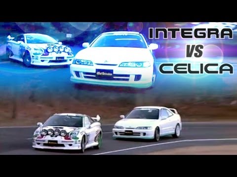 [ENG CC] FF Touge Battle - Spirits Integra Type R vs. C-ONE Celica HV49
