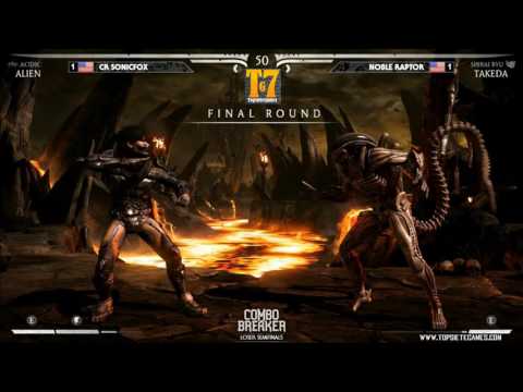 MKX - CB2016 -  SonicFox (Casie, Alien, Erron Black) Vs Raptor (Takeda)
