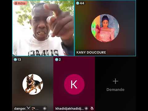Boss de paris en live tiktok en soninke