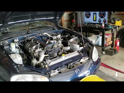Turbo Miata Dyno : GT2560R @18psi