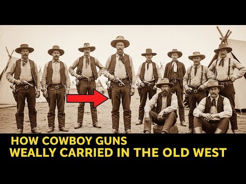 How Cowboys REALLY Carried Their Guns in the Old West | The Truth Hollywood Never Showed