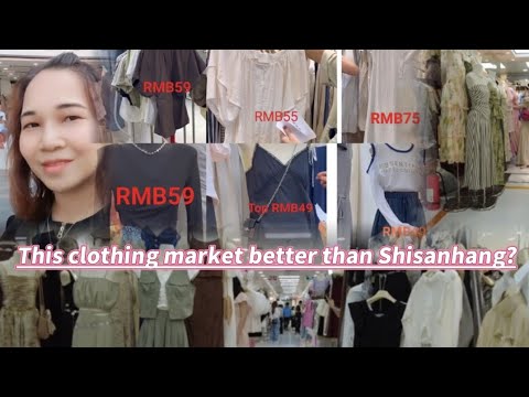 Este mercado de roupas é melhor que Shisanhang? | atacado de roupas | moda em Guangzhou