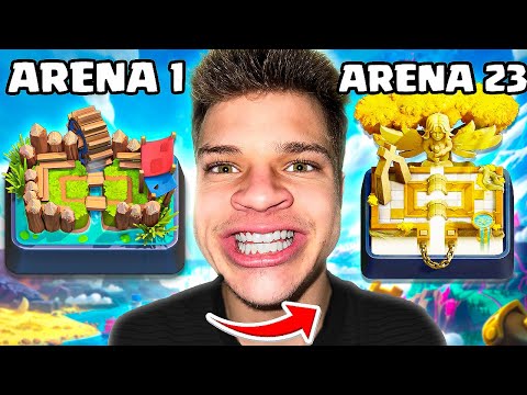 1v1 vs EVERY Arena in Clash Royale