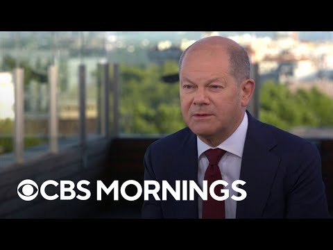 Margaret Brennan speaks with German chancellor about Russia