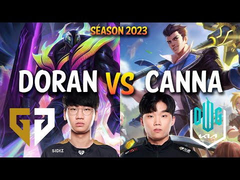 Gen Doran vs DK Canna - Doran K'SANTE vs JAYCE Top - KR Ranked