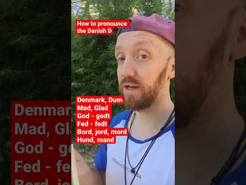 How to pronounce in #danish | The Danish D | simple rules for D in the #danishlanguage | #DinDanish