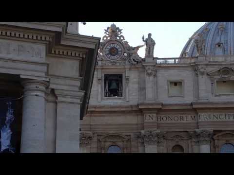 Bells ringing in St Peter's Basilica