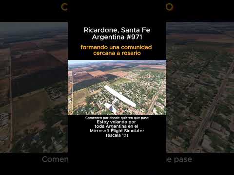 Ricardone, Santa Fe desde el Microsoft Flight Simulator #ricardone #santafe #msfs #joaha45