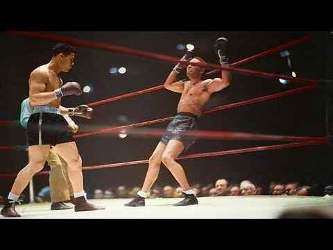 RARE Joe Louis vs. John Henry Lewis Knockout (25.1.1939) in Color
