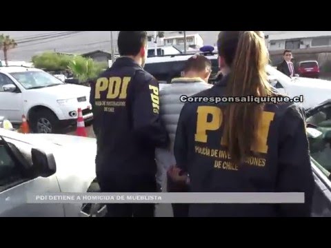 PDI DETIENE A HOMICIDA DE MUEBLISTA EN IQUIQUE