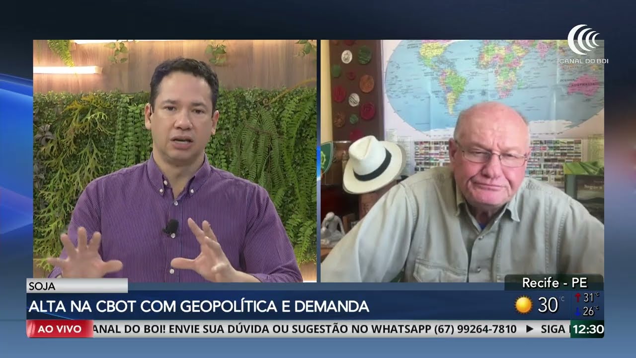 Soja avança em Chicago com apoio da geopolítica e da demanda